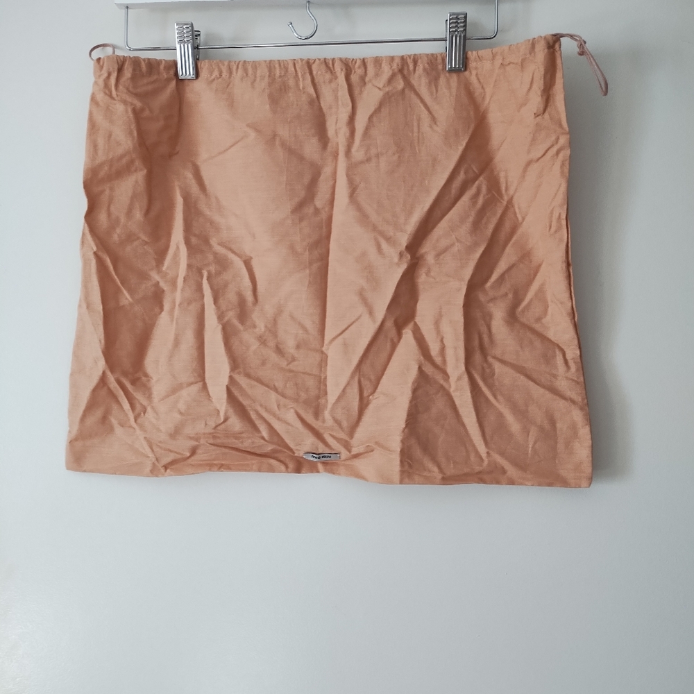MIU MIU Cotton Shoe / Purse Dust Bag Unused